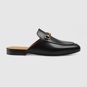 Gucci Black Princetown Slide Size 39